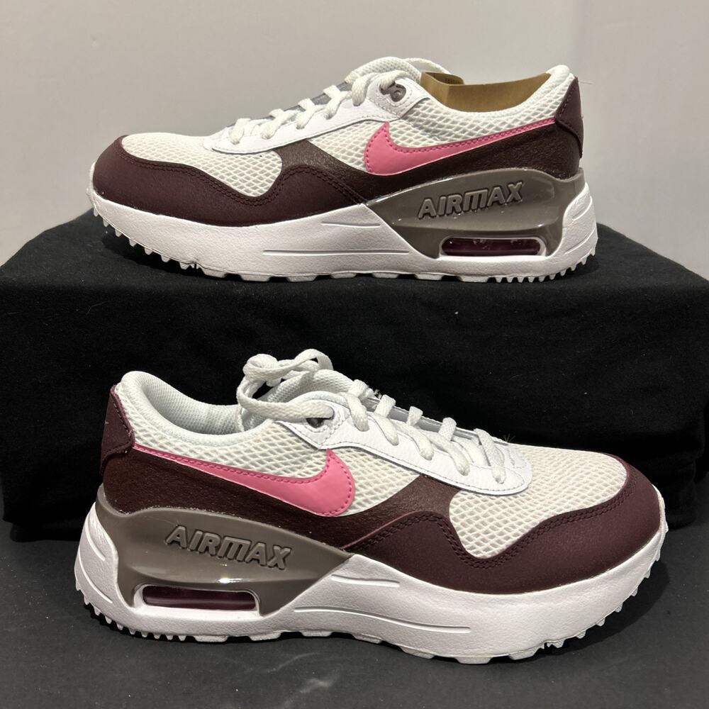 Nike Air Max White Pink Brown Size 6.5W/ 5Y BRAND NEW W Original BOX